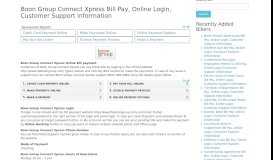 
							         Boon Group Connect Xpress Bill Pay, Online Login, Customer ...								  
							    