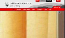 
							         Boones Creek Elementary / Homepage - Washington County Schools								  
							    