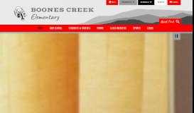 
							         Boones Creek Elementary / Homepage - WCDE								  
							    