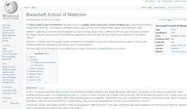 
							         Boonshoft School of Medicine - Wikipedia								  
							    