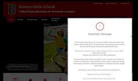 
							         Boonton Public Schools / Homepage								  
							    
