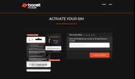 
							         Boost Pre-paid Activation - Boost Mobile								  
							    