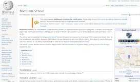 
							         Bootham School - Wikipedia								  
							    