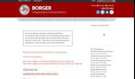 
							         Borger Independent School District: Home								  
							    