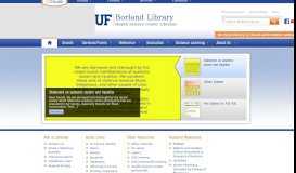 
							         Borland Library » UF Libraries » University of Florida								  
							    
