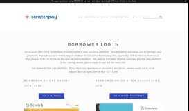 
							         Borrower Payment Portal — scratchpay.info								  
							    