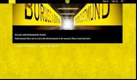 
							         Borussia Dortmund GmbH & Co. KGaA: Career board								  
							    