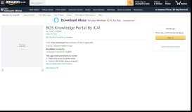
							         BOS Knowledge Portal By ICAI: Amazon.co.uk: Appstore for Android								  
							    