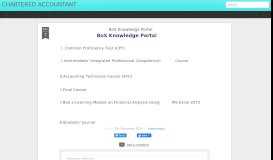 
							         BoS Knowledge Portal | CHARTERED ACCOUNTANT								  
							    