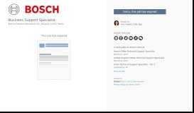 
							         Bosch Group Business Support Specialist | SmartRecruiters								  
							    