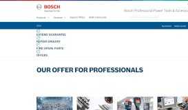 
							         Bosch Professional: Bosch power tools								  
							    
