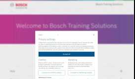 
							         Bosch Training Solutions								  
							    