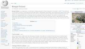 
							         Bosque School - Wikipedia								  
							    