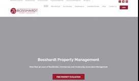 
							         Bosshardt Property Management: Home								  
							    