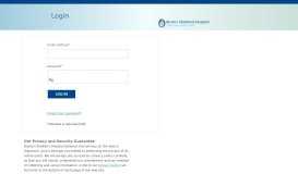 
							         Boston Children's Hospital External User Portal - Login Page								  
							    