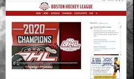 
							         Boston Hockey League: BHL								  
							    