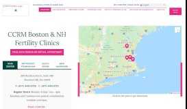 
							         Boston & NH IVF Fertility Clinics & Egg Donation | CCRM New England								  
							    