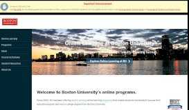 
							         Boston University Online Education | BU Online								  
							    