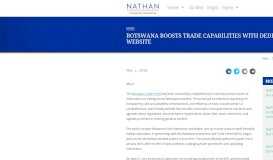 
							         Botswana Boosts Trade Capabilities with Dedicated, Multipurpose ...								  
							    