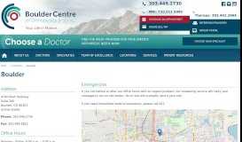 
							         Boulder | BoulderCentre for Orthopedics & Spine								  
							    