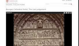 
							         Bourges Cathedral Portal, The Last Judgement - Cornell University ...								  
							    