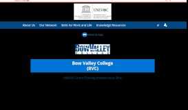 
							         Bow Valley College (BVC) - UNESCO-UNEVOC Network Portal								  
							    