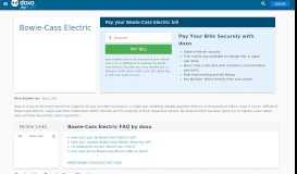 
							         Bowie-Cass Electric | Pay Your Bill Online | doxo.com								  
							    