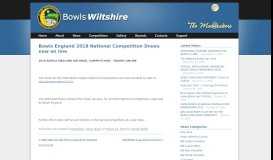 
							         Bowls England 2018 National Competition Draws now on line | Bowls ...								  
							    