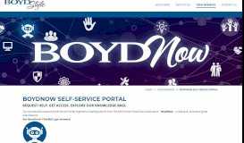 
							         BoydNow Self-Service Portal | Boyd Style								  
							    