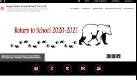 
							         Boyertown Area School District / Homepage								  
							    