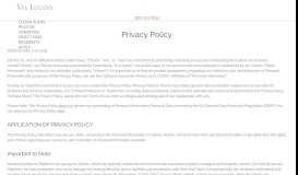 
							         Boynton Beach FL | Privacy Policy - Via Lugano Apartment Homes								  
							    