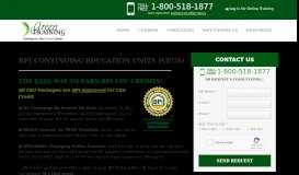 
							         BPI Continuing Education Units (CEUs) - Green Training USA								  
							    
