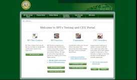 
							         BPI - Testing and CEU Portal								  
							    