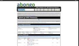 
							         bpinet.pt | Webmaster Tools DNS Report - Abongo								  
							    