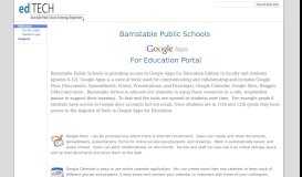 
							         bps-googleapps-portal - Barnstable - Google Sites								  
							    