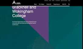 
							         Bracknell and Wokingham College | Activate Learning								  
							    