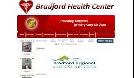 
							         Bradford Health Center								  
							    