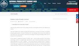 
							         Brakes India Private Limited | Productivity Portal								  
							    