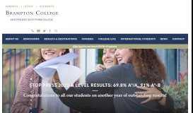 
							         Brampton College | London's Leading Independent Sixth Form College								  
							    