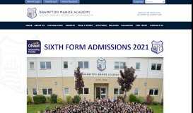 
							         Brampton Manor Academy - Home								  
							    