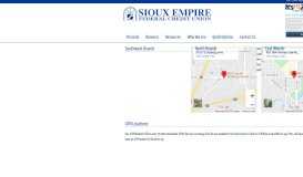 
							         Branches & Hours - Sioux Empire Federal Credit Union								  
							    