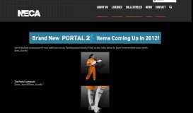 
							         Brand New Portal Items Coming Up In 2012! - Neca								  
							    