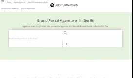 
							         Brand Portal Agenturen in Berlin – kostenlos Agentur finden ...								  
							    
