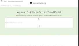 
							         Brand Portal Agenturen – kostenlos Agentur finden | Agenturmatching								  
							    