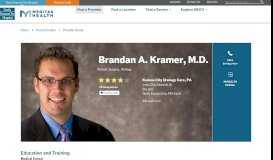 
							         Brandan Kramer, MD - North Kansas City Hospital								  
							    