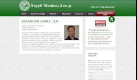 
							         Brandan Stark, D.O. | Argyll Medical Group								  
							    