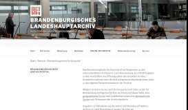 
							         Brandenburgisches Archivportal – Brandenburgisches ...								  
							    