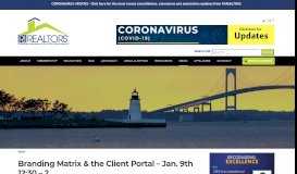 
							         Branding Matrix & the Client Portal – Jan. 9th 12:30 – 2 – Rhode ...								  
							    