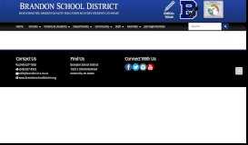 
							         Brandon High School - Brandon School District								  
							    