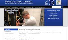 
							         Brandon School District - Technology Home								  
							    